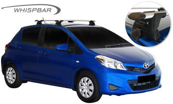 Toyota Yaris roof racks Whispbar Yakima